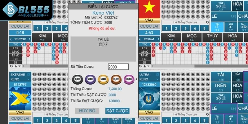 Các loại cược nâng cao trong xổ số Keno